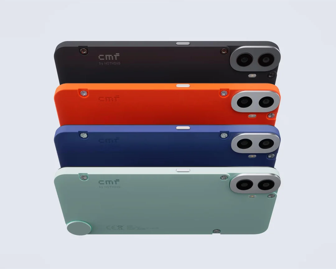 CMF Phone 1 in Black, Orange, Blue, & Light Green CMF Phone 1 in Black, Orange, Blue, & Light Green