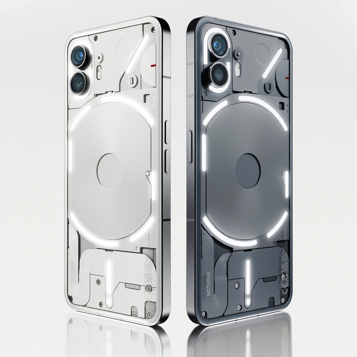 The Phone (2) in white and dark grey